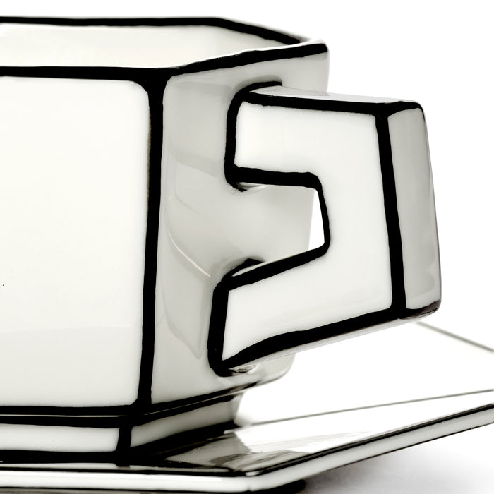 SERAX - Annebet Philips - Carte Blanche Espresso Kop & Schotel - Set van 2