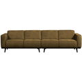 WOOOD Statement 4-Zits Bank - Polyester - Brass - 77x280x93
