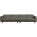 WOOOD Statement 4-Zits Bank XL - Polyester - Frost - 77x372x93