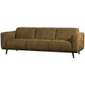 WOOOD Statement 3-Zits Bank - Polyester - Brass - 77x230x93
