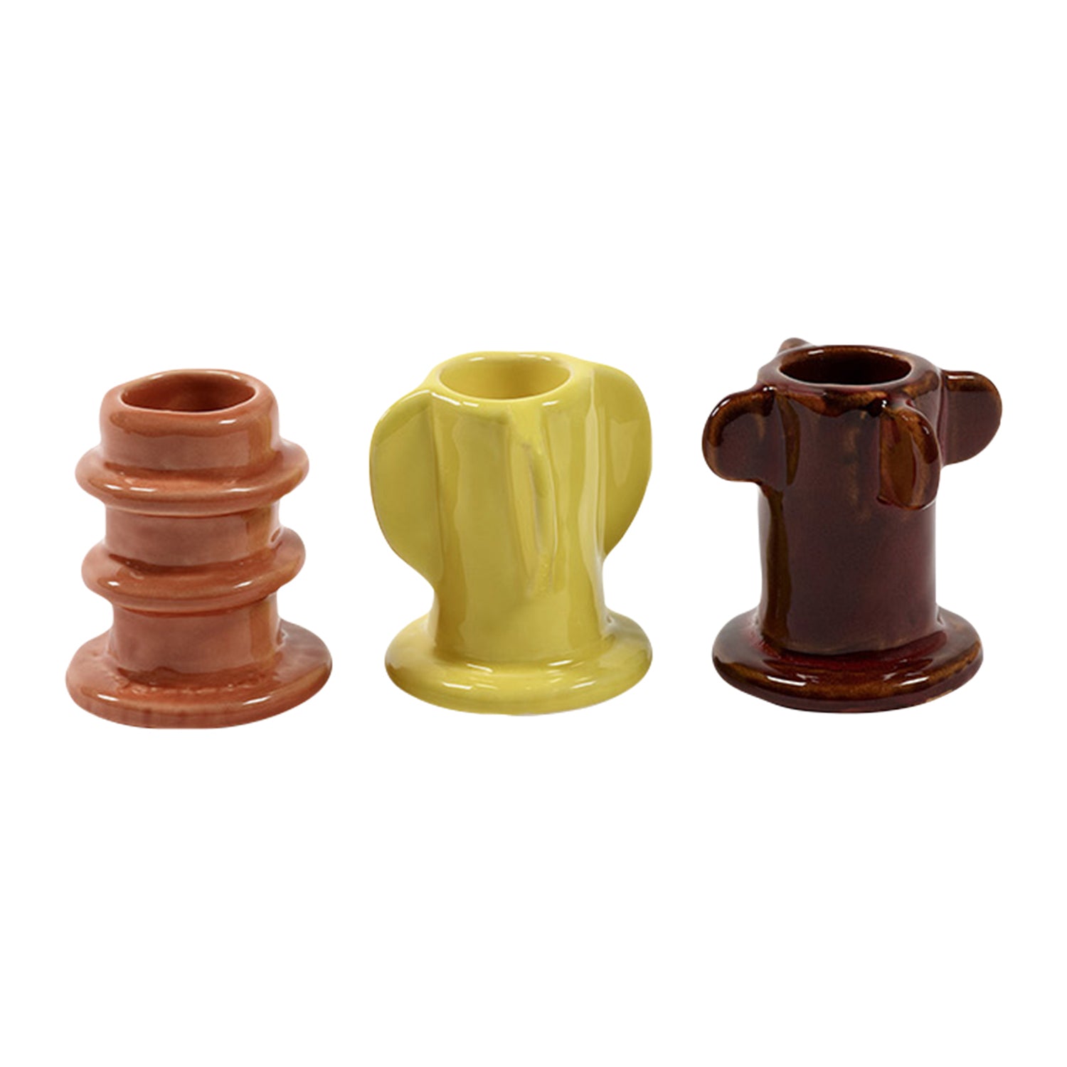 SERAX - Marie Michielssen - Glazed Molly Kandelaar 02 - Set van 3