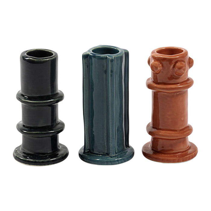 SERAX - Marie Michielssen - Glazed Molly Kandelaar 03 - Set van 3