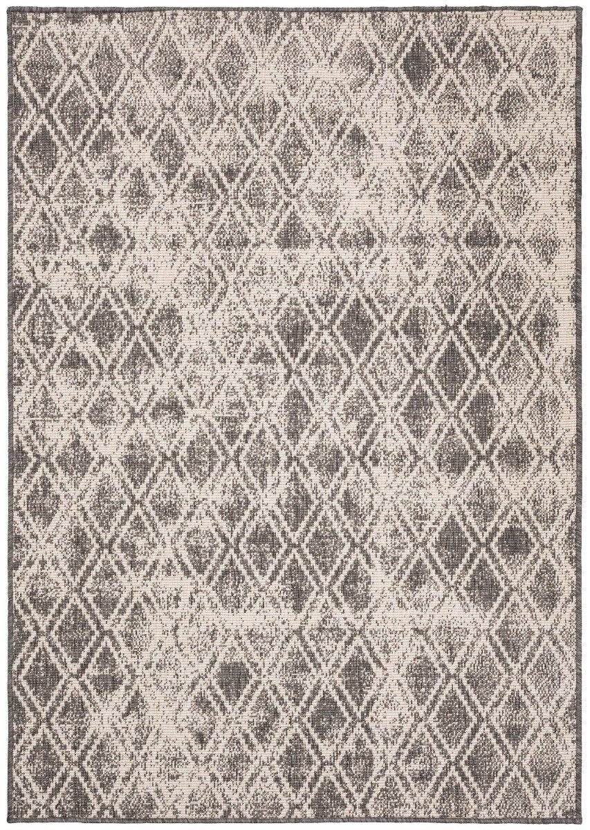 Buiten vloerkleed Frost - Grijs|Wit -  dubbelzijdig - EVA Interior