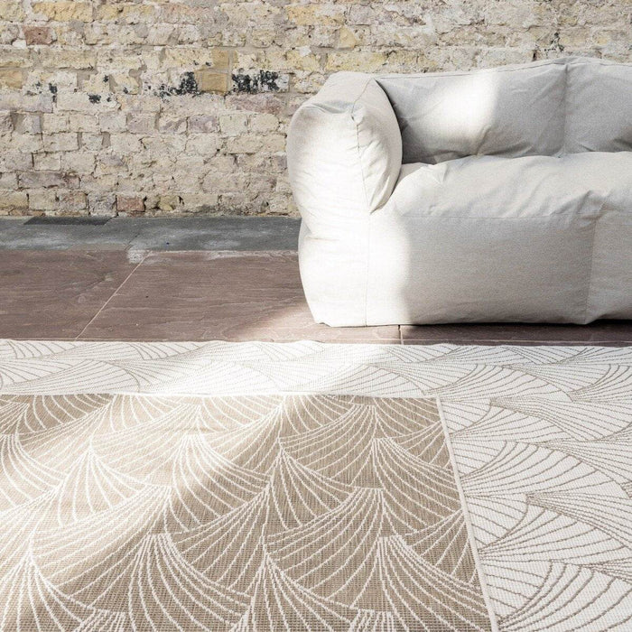 Interieur05 Buitenkleed Deco bruin|grijs dubbelzijdig - 160 x 230 cm
