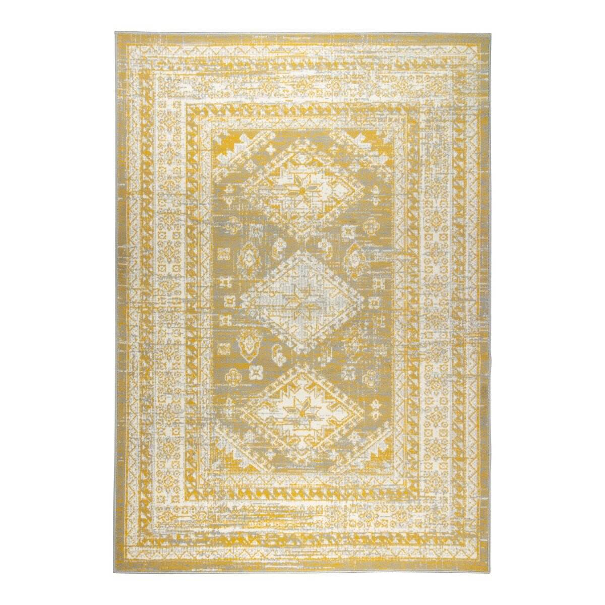 Interieur05 Vintage Vloerkleed Aila Geel - 160 x 230 cm