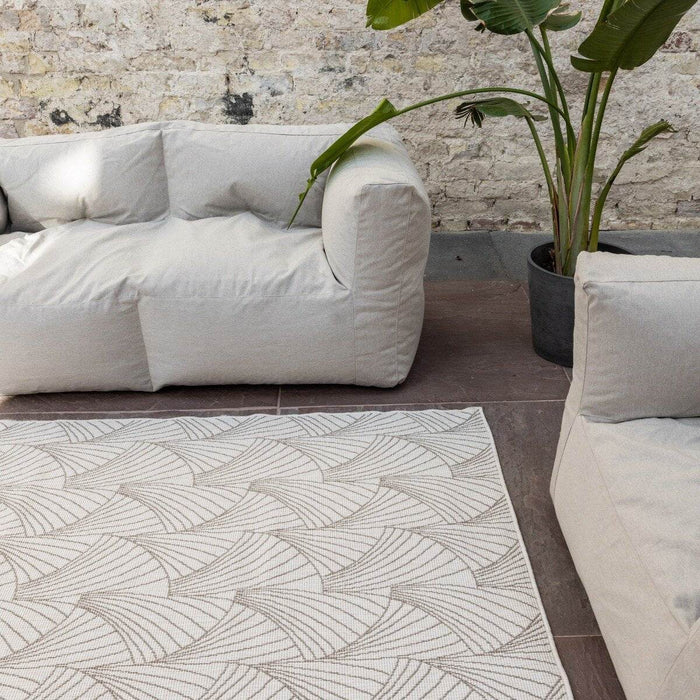 Interieur05 Buitenkleed Deco bruin|grijs dubbelzijdig - 240 x 340 cm