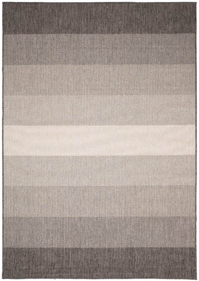 Buiten vloerkleed Boa - Zwart|Wit -  dubbelzijdig - EVA Interior