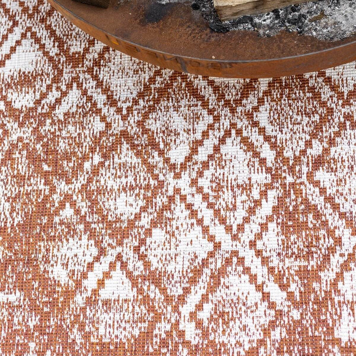 Buiten vloerkleed Frost - Roest|Wit -  dubbelzijdig - EVA Interior