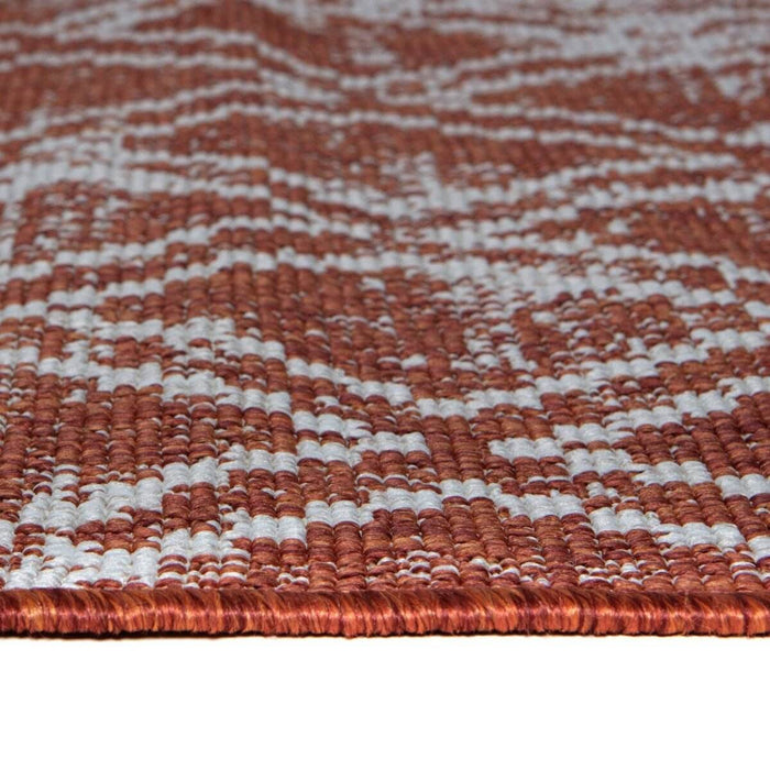 Buiten vloerkleed Frost - Roest|Wit -  dubbelzijdig - EVA Interior