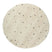 Interieur05 Rond Kindervloerkleed  hoogpolig Cream|Zwart - Dots