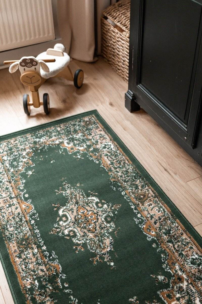Interieur05 Vintage Vloerkleed Keshan Groen - 80 x 150 cm