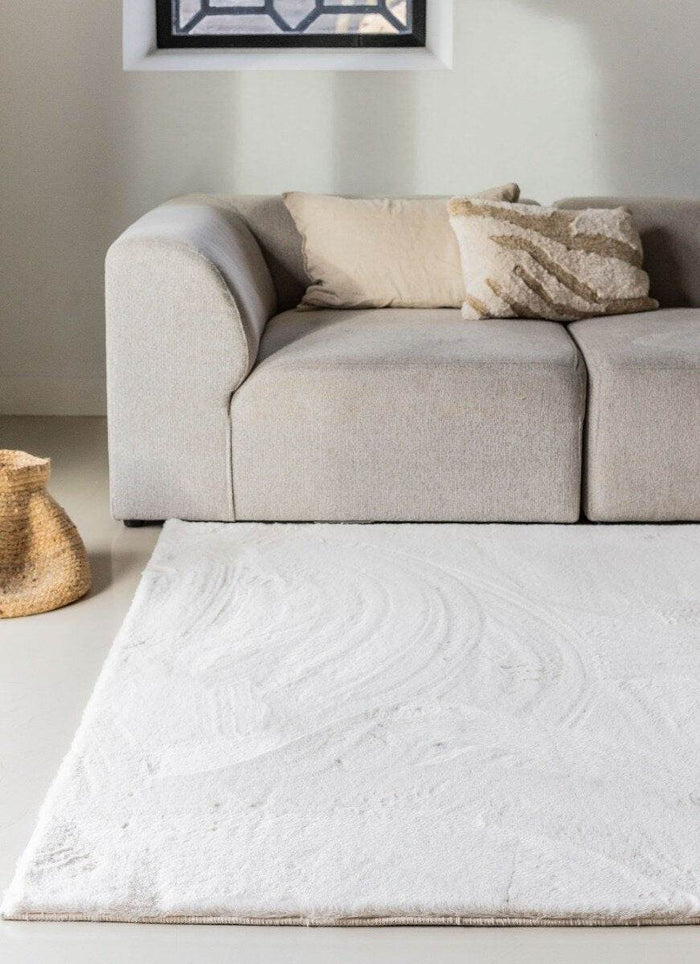 Interieur05 Zacht Hoogpolig Vloerkleed Lux Creme - 240 x 330 cm