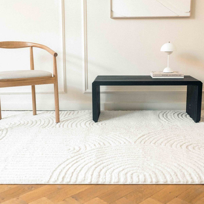 Interieur05 Scandinavisch vloerkleed Oskar creme|wit - 140 x 200 cm