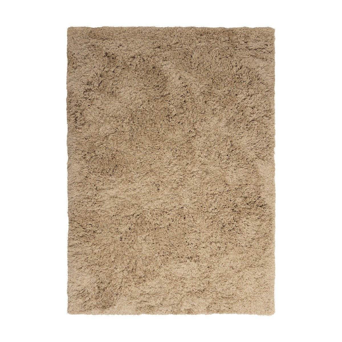 Hoogpolig Vloerkleed Pilo Beige Polyester Interieur05 - 80 x 150 cm