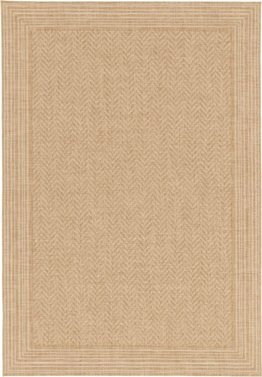 Interieur05 Jute buitenkleed Naturel Visgraat Border - 160 x 230 cm