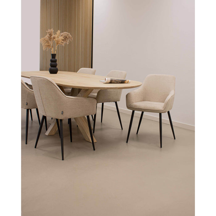 Kick eetkamerstoel Ivar - Champagne