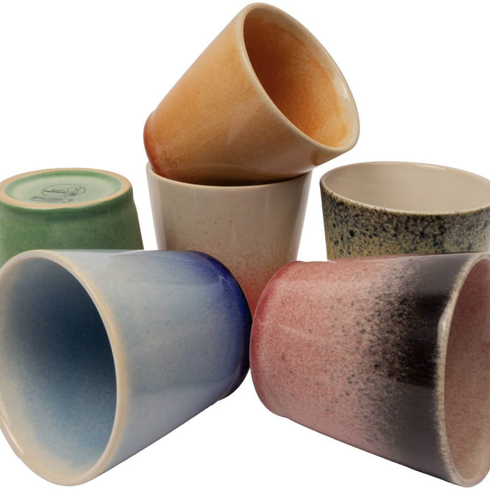 Studio Tavola Koffiekopjes - Senseo Kopjes - Fire - 200 ml - 6 stuks