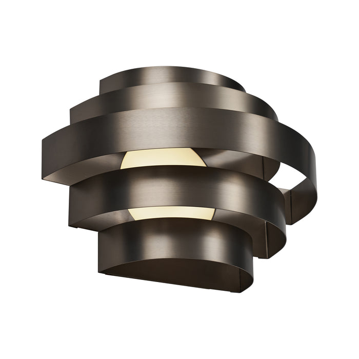 QAZQA Moderne wandlamp gunmetal incl. LED 3-staps dimbaar - Lines