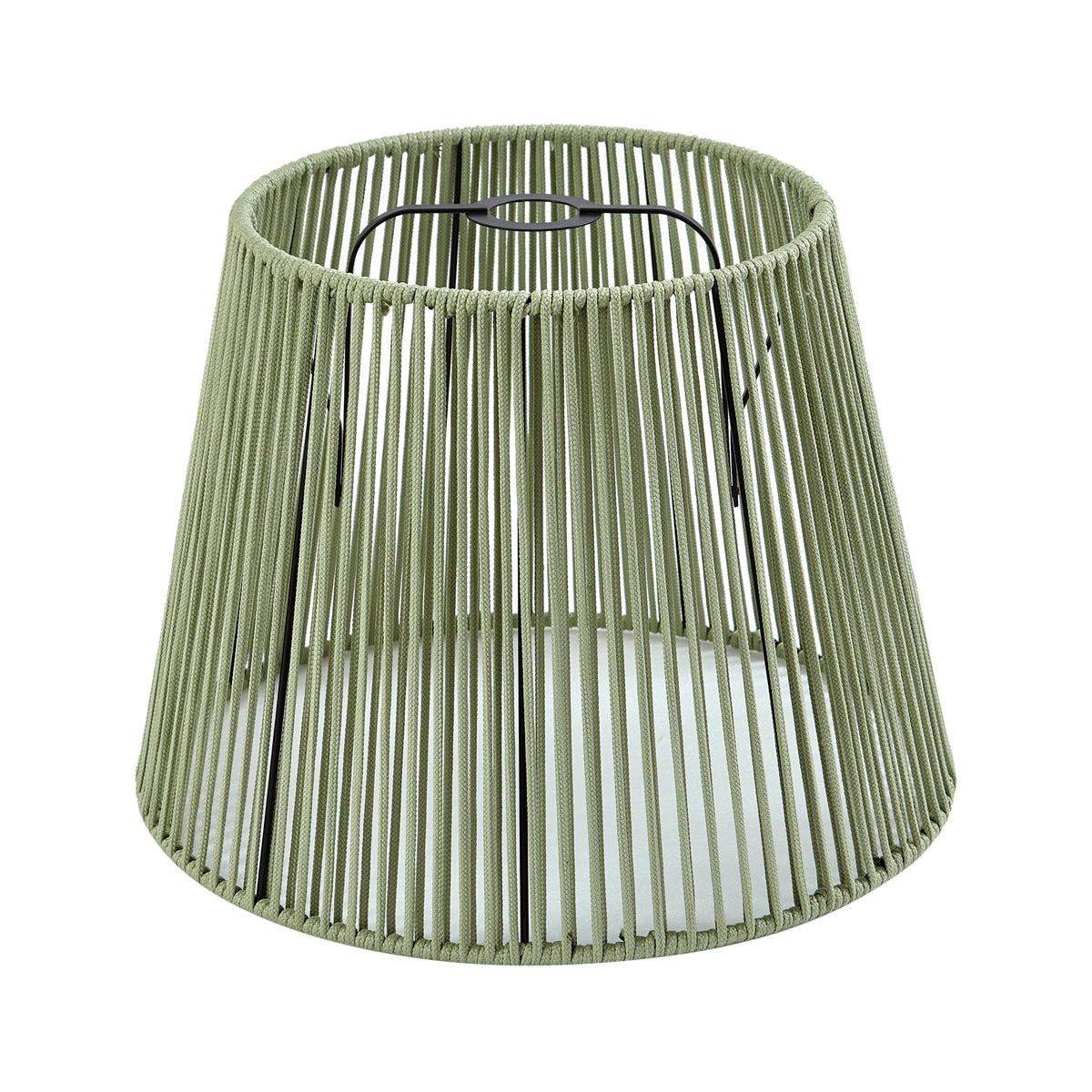 QAZQA Buiten lampenkap met groen touw IP54 40|28|30