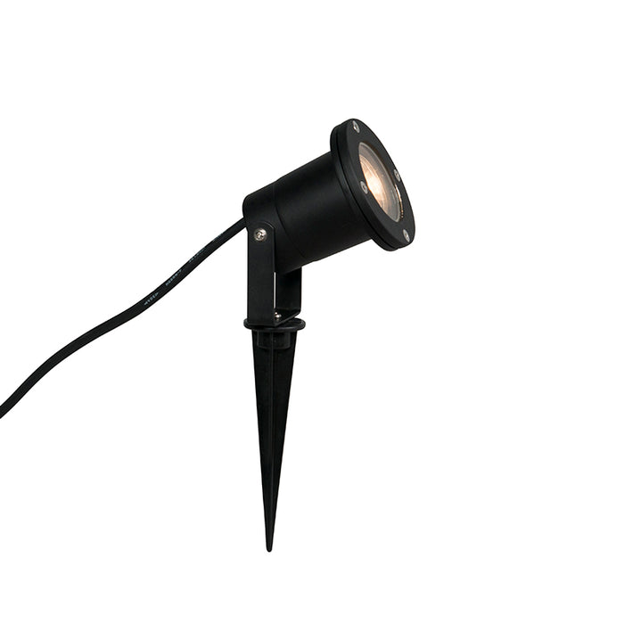 QAZQA Set van 3 smart tuinspots zwart incl. snoer en stekker 230cm