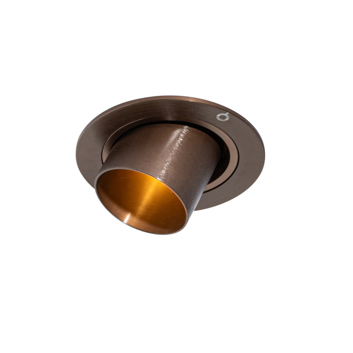 QAZQA Set van 6 inbouwspots donkerbrons GU10 35mm rond kantelbaar -