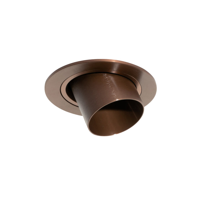 QAZQA Set van 6 inbouwspots donkerbrons GU10 35mm rond kantelbaar -