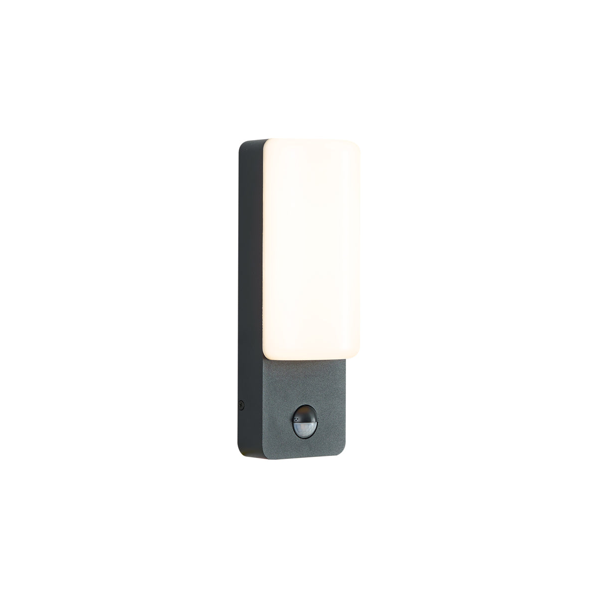 QAZQA Buiten wandlamp zwart met bewegingssensor incl. LED - Shift