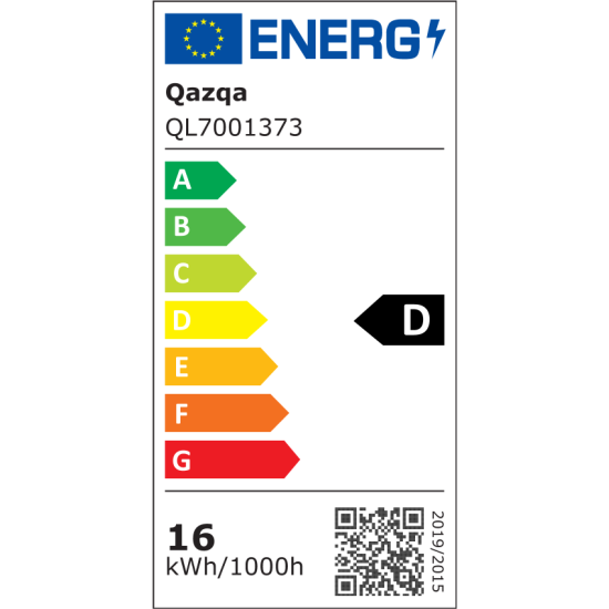 QAZQA Design plafondlamp zwart met goud 40cm incl. LED 3-way switch -