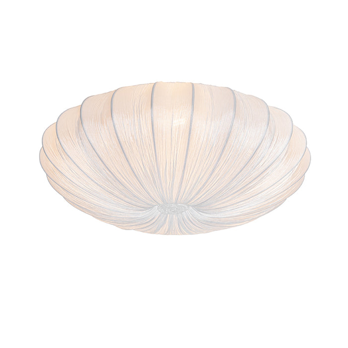 QAZQA Smart plafondlamp wit zijden 60cm 5-lichts incl. 5 Wifi P45 -