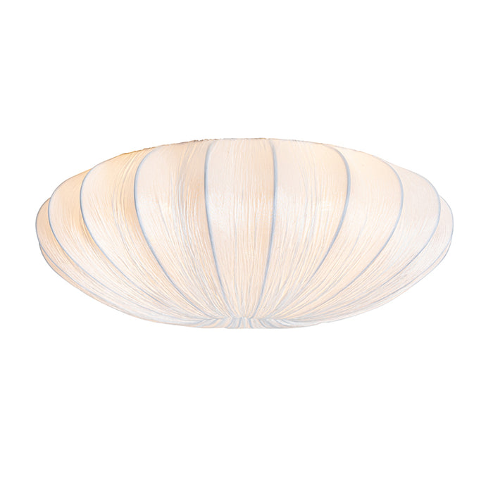 QAZQA Smart plafondlamp wit zijden 60cm 5-lichts incl. 5 Wifi P45 -