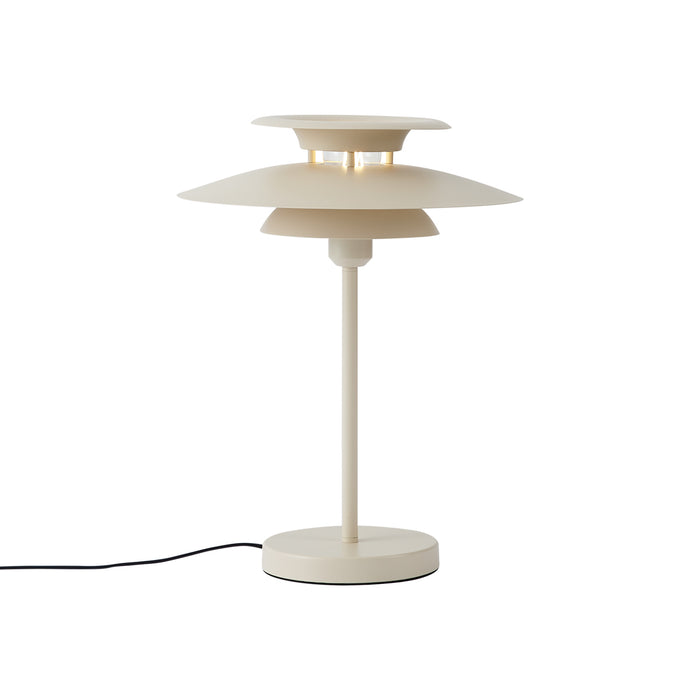 QAZQA Retro tafellamp beige staal 45cm - Pauly