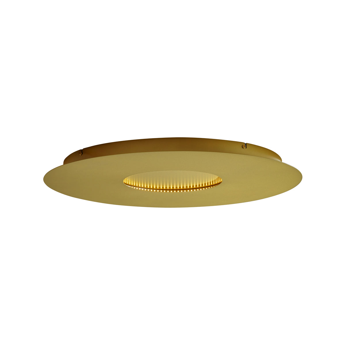 QAZQA Moderne plafondlamp goud 60cm incl. LED 3-staps dimbaar -