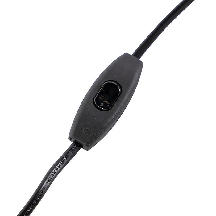 QAZQA Tafellamp brons met velours kap vis 35cm - Pisos