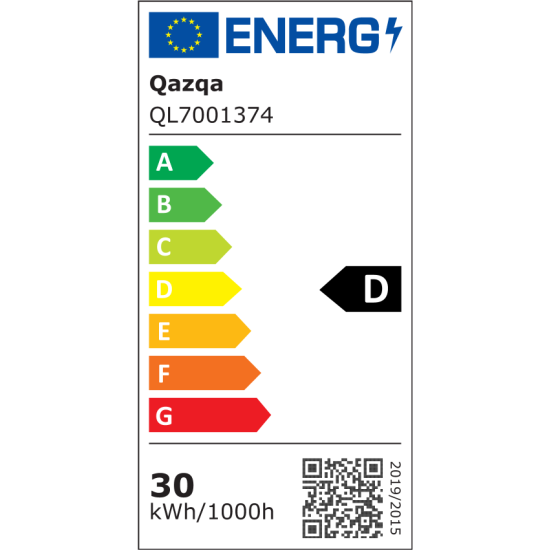 QAZQA Design plafondlamp wit met hout 60cm incl. LED 3-way switch -