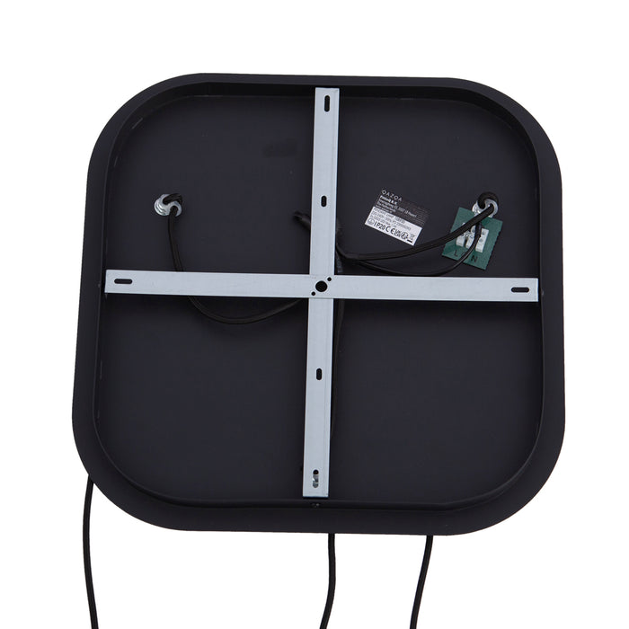 QAZQA Design hanglamp zwart met smoke glas 3-lichts - Gus