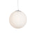 QAZQA Smart scandinavische hanglamp zilver met opaal glas 50cm incl.