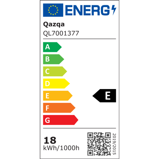 QAZQA Moderne plafondlamp zwart 40cm incl. LED 3-staps dimbaar -