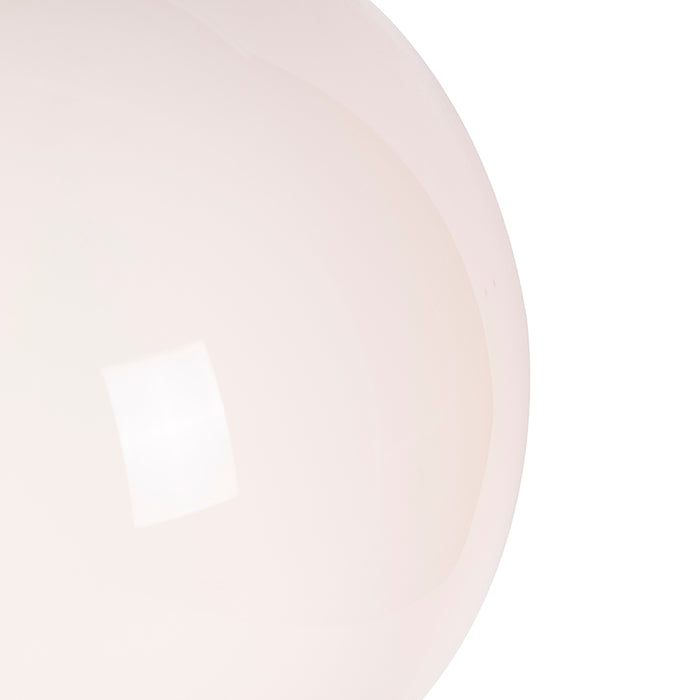 QAZQA Smart Scandinavische hanglamp goud met opaal glas 50cm incl.