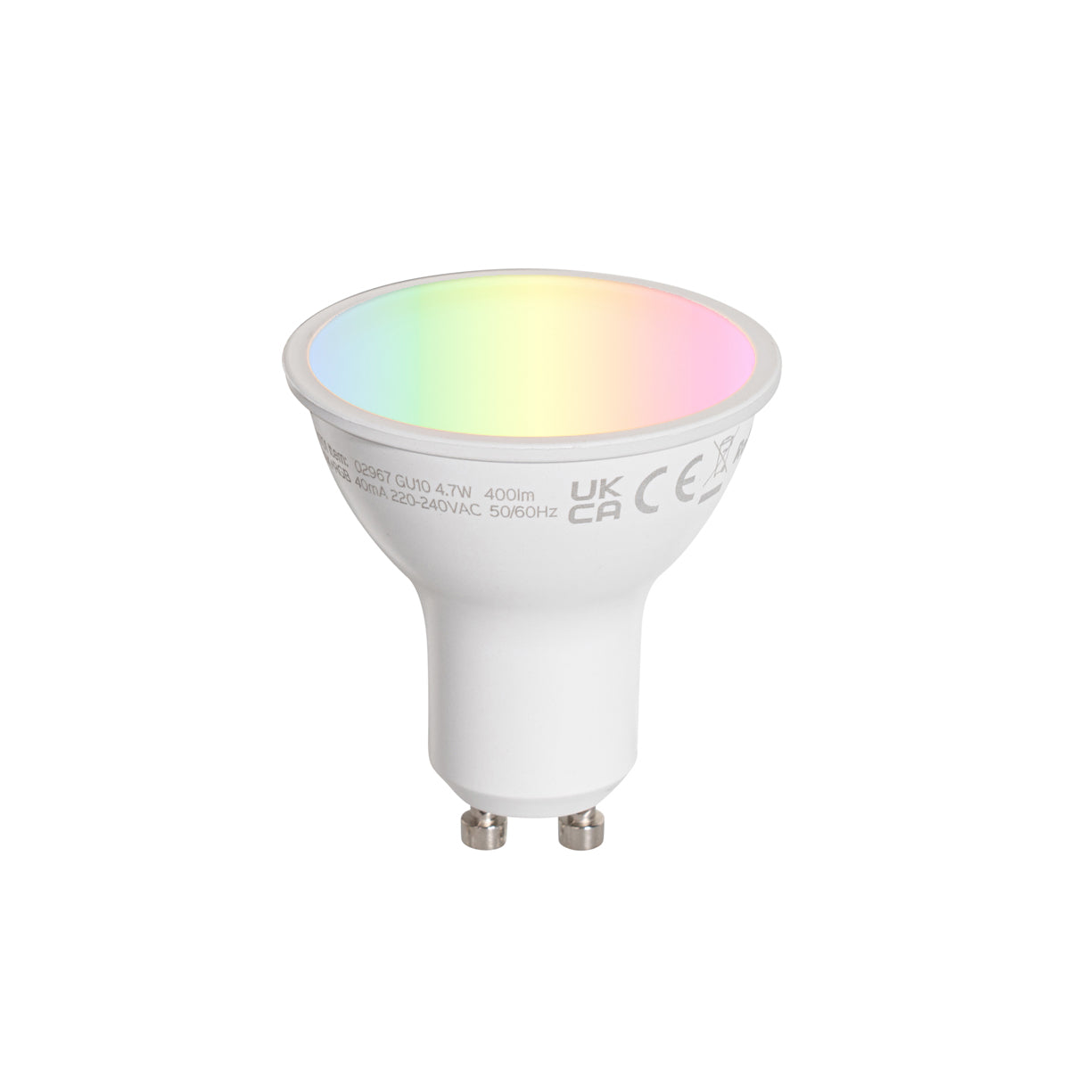LUEDD Smart GU10 50mm LED lamp helder 4.7W 400 lm 2200-4000K