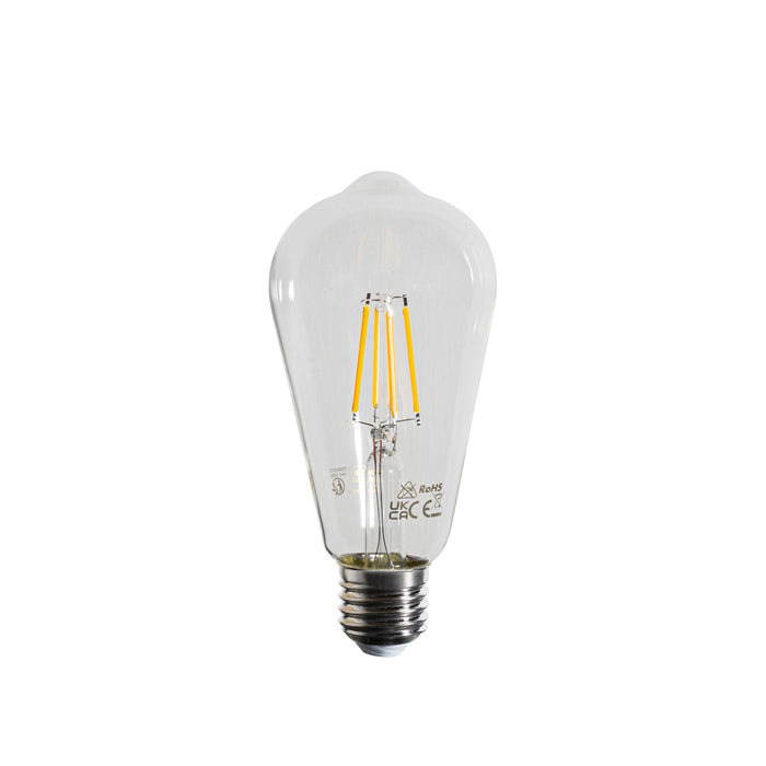 LUEDD E27 LED lamp filament ST64 helder 4W 470 lm 2700K