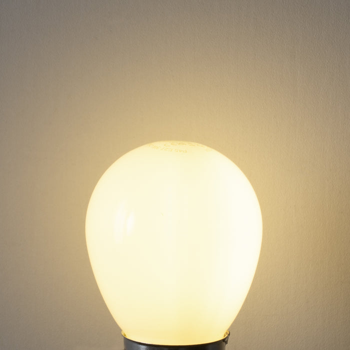 LUEDD E27 dimbare LED lamp P45 opaal glas 3W 250 lm 3000K