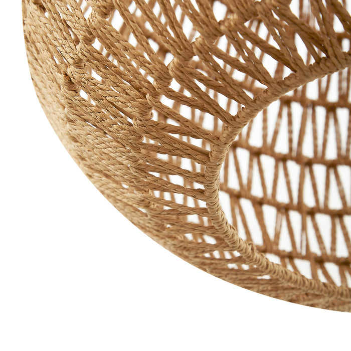 QAZQA Scandinavische hanglamp bruin 45cm - Lina Natural