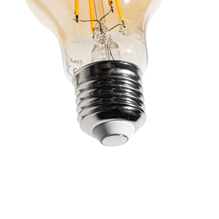 LUEDD Set van 5 E27 dimbare LED lampen A60 goud 4W 420 lm 2200K