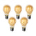 LUEDD Set van 5 E27 dimbare LED lampen A60 goud 3W 310 lm 2200K