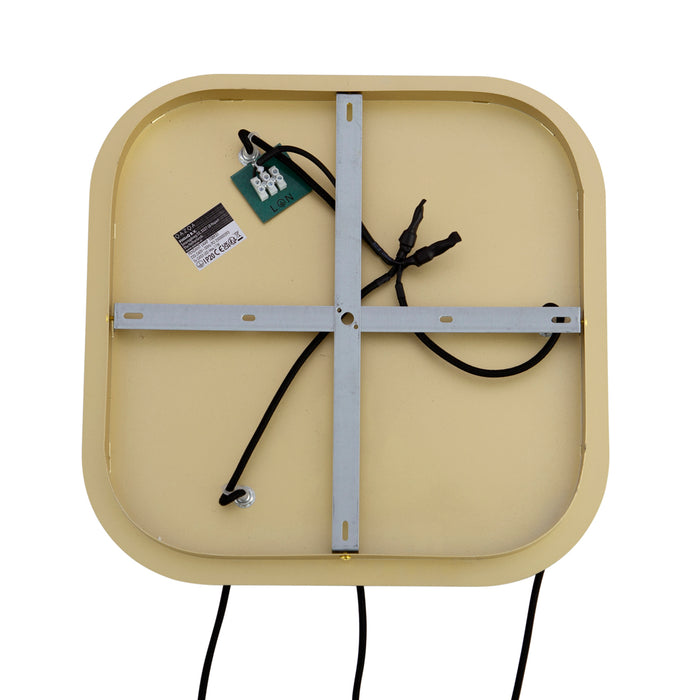 QAZQA Hotel Chique hanglamp messing met amber glas 3-lichts - Gus