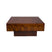 Dutchbone Quinn Salontafel 90x90 cm Hout Walnootkleur - Bruin