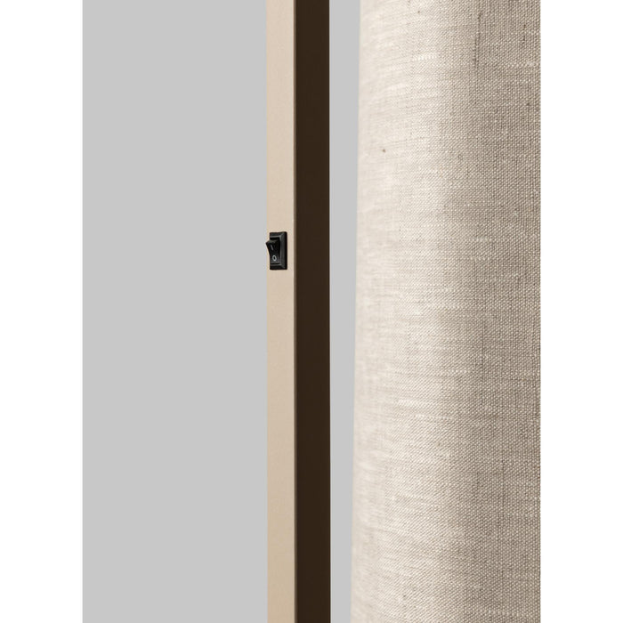 it's about RoMi Boston Vloerlamp Ø 25 cm - Bruin / Zand