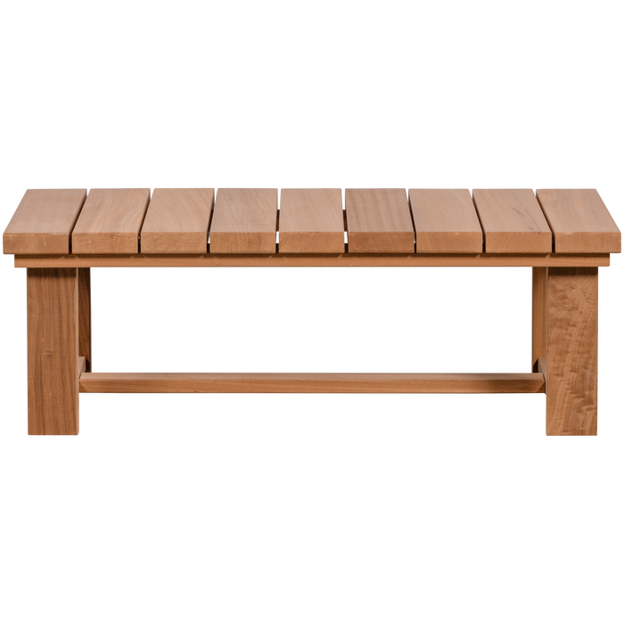 WOOOD Banco Salontafel Tuin - Hout| Metaal - Naturel - 42x122x68