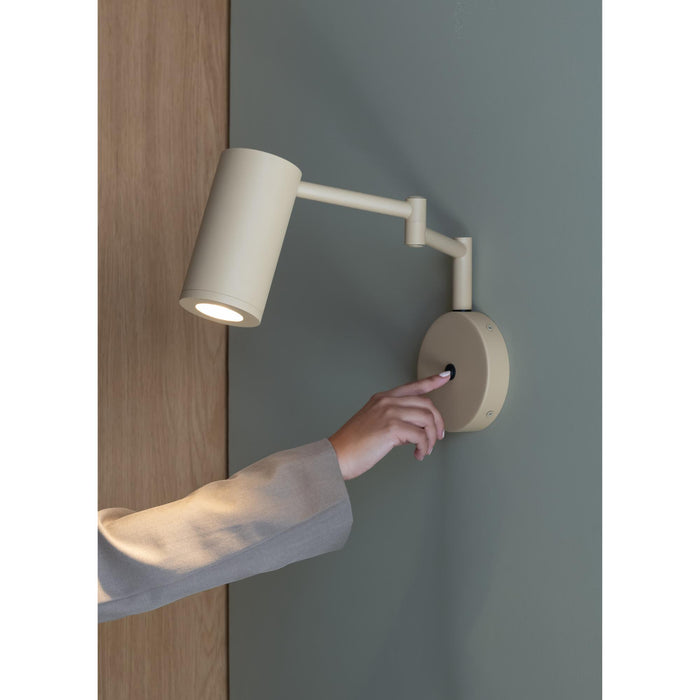 it's about RoMi Wandlamp Bilbao - Beige - 33x12x27cm