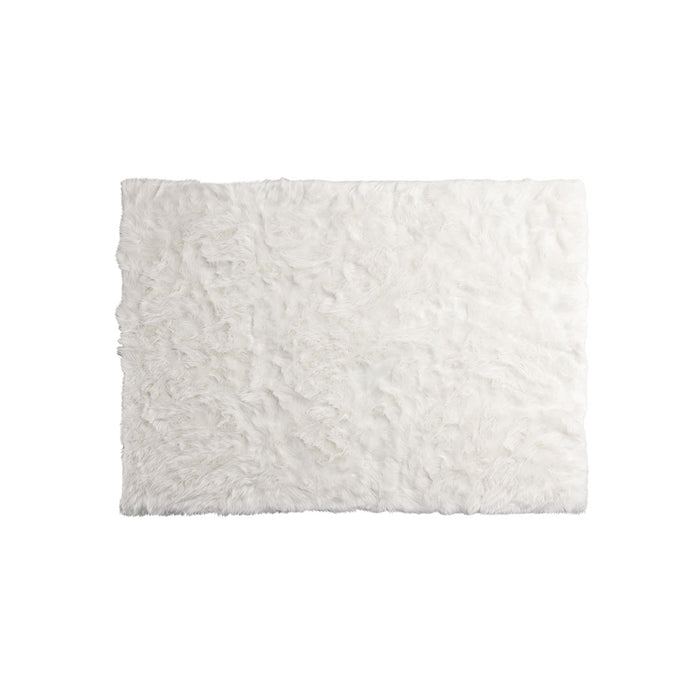 Hioshop Katy vloerkleed 230x160cm wit.